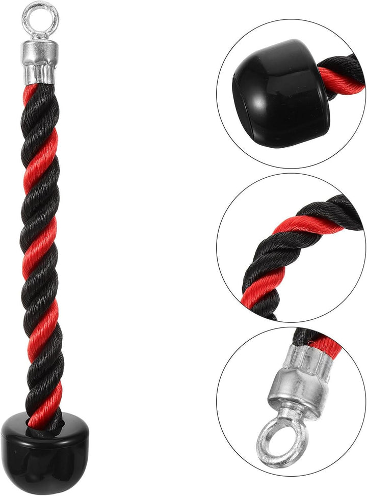 NUOBESTY Trizepsseil Kabelbefestigung aus Nylon und Tpr für Krafttraining im Fitnessstudio Robustes
