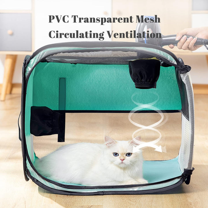 Trocknungsbox für Haustiere, Trockenraum für Katzen und Hunde, multifunktionale zusammenklappbare Bo