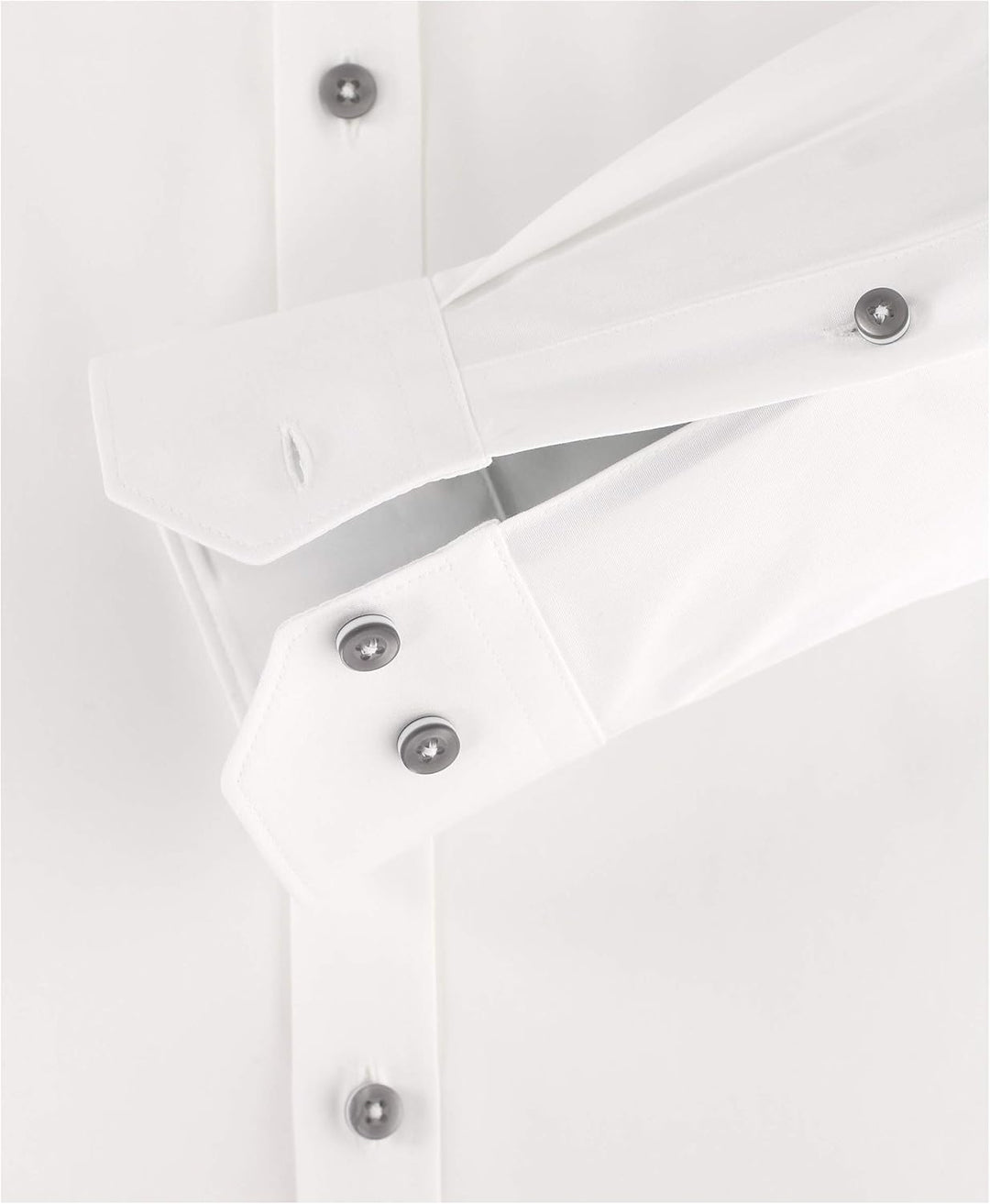 Venti Herren Hemd Body Fit Hyperflex Businesshemd 45 Weiss (Weiss 000), 45 Weiss (Weiss 000)