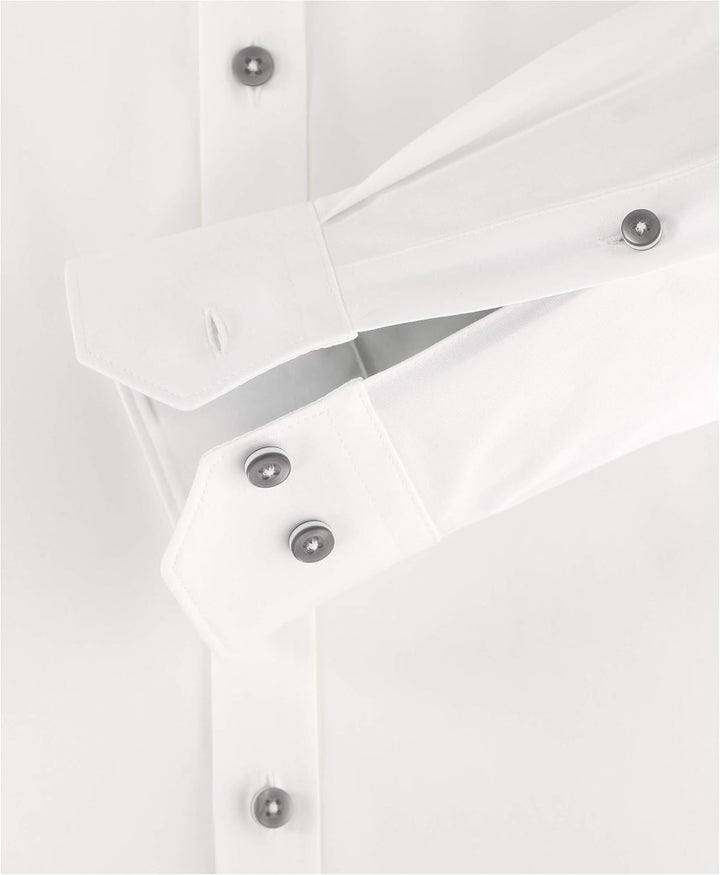 Venti Herren Hemd Body Fit Hyperflex Businesshemd 45 Weiss (Weiss 000), 45 Weiss (Weiss 000)