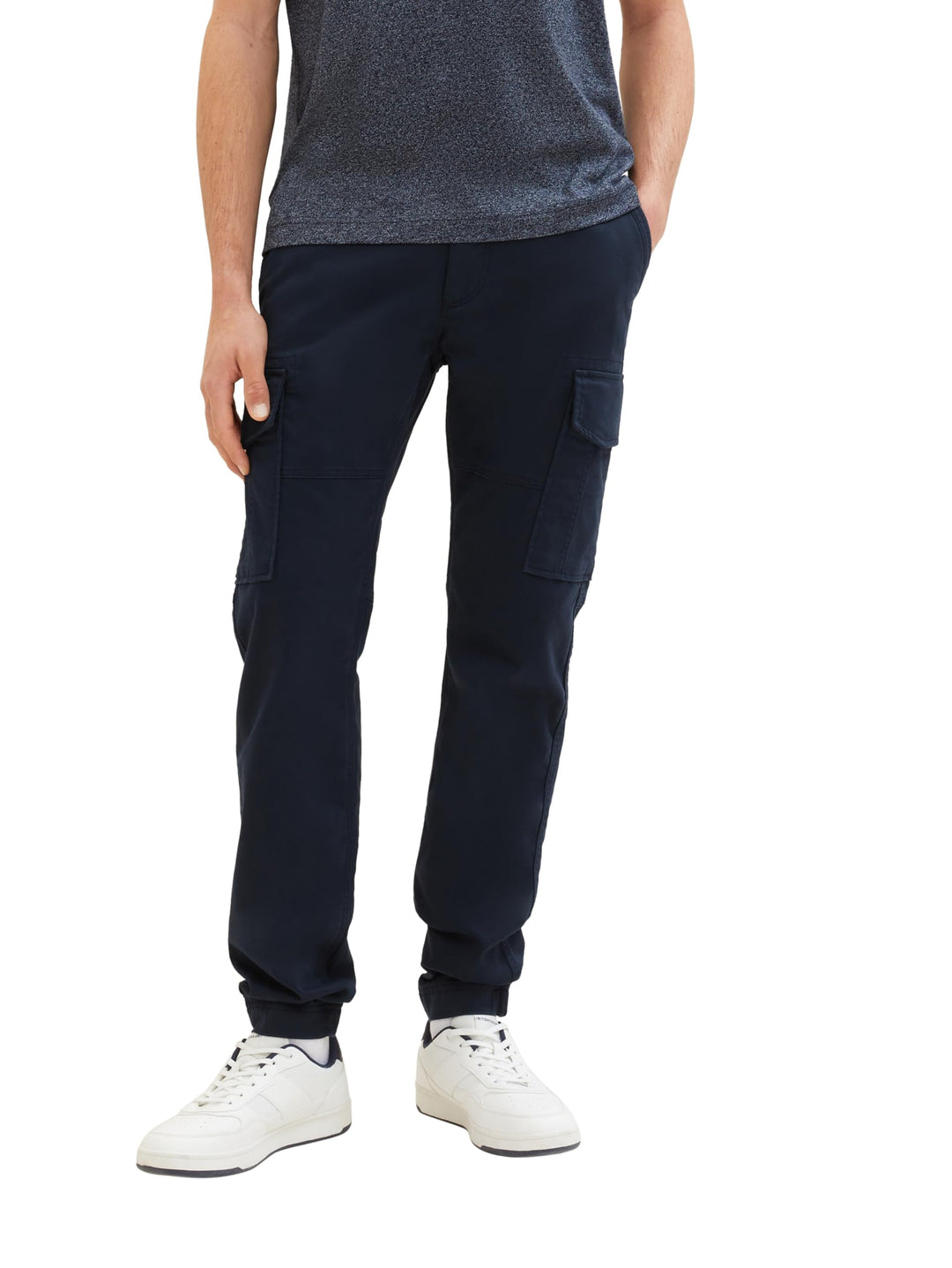 TOM TAILOR Herren Regular Fit Cargo Hose mit Stretch M 10668 - Sky Captain Blue, M 10668 - Sky Capta