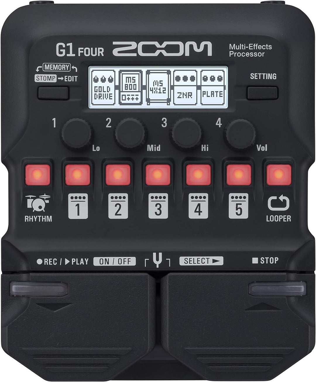 Zoom G1 FOUR Gitarreneffekt Multieffekt
