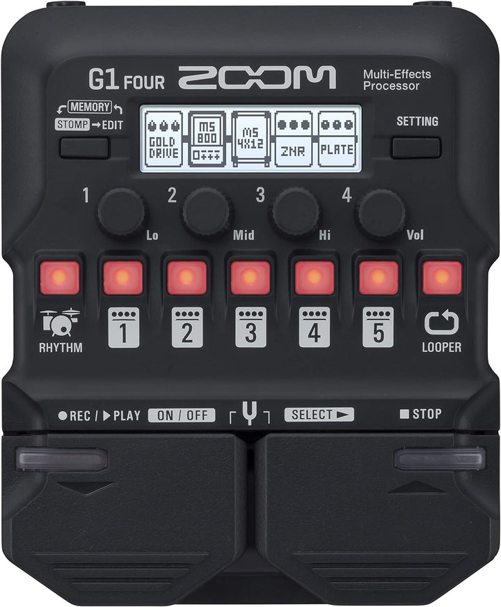 Zoom G1 FOUR Gitarreneffekt Multieffekt