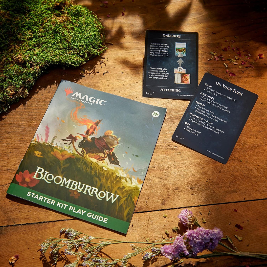 Magic: The Gathering Bloomburrow-Einsteigerpaket | Lerne Magic mit 2 Bloomburrow-Decks | Sammelkarte