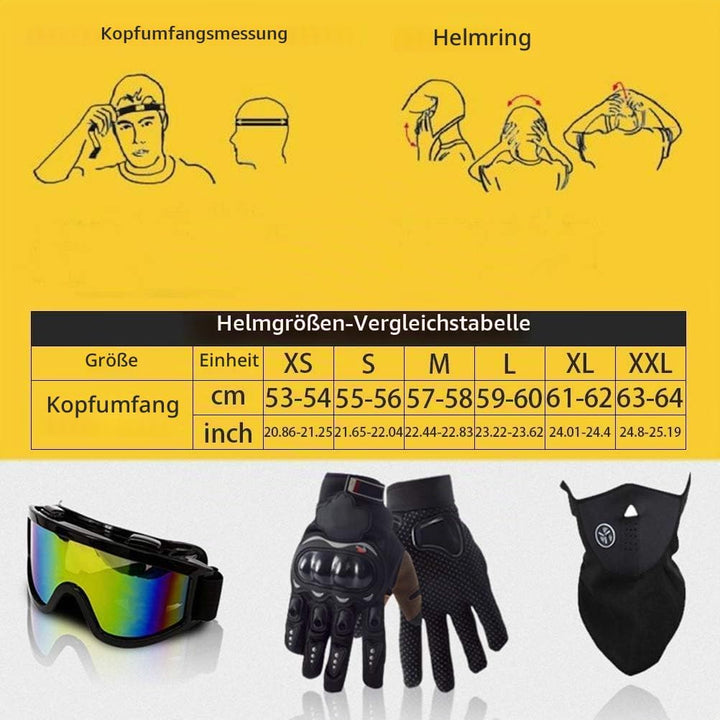 Bonbela Helm Professioneller Motocross Helm Kinder Erwachsene Motocross Dirt Bike Offroad Motorradhe