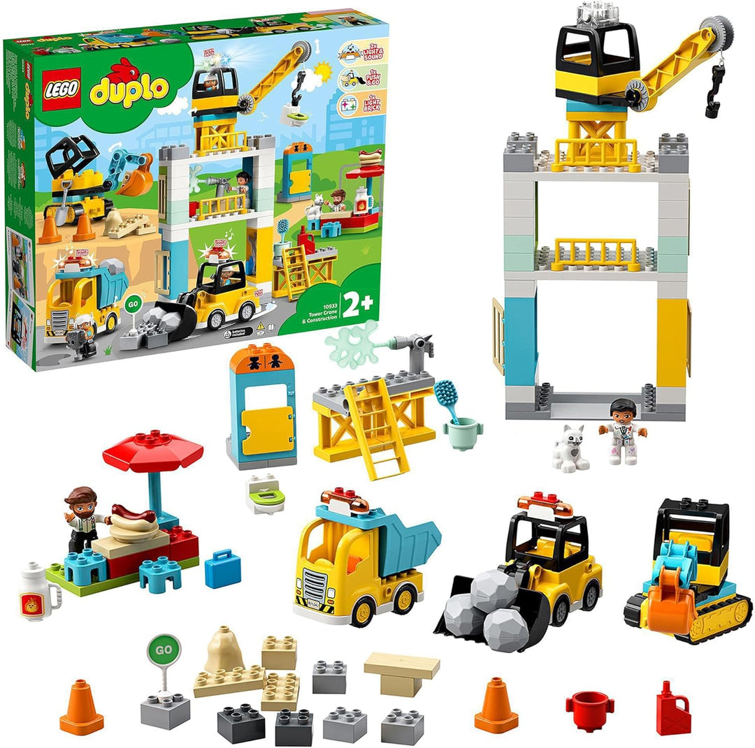 LEGO 10933 DUPLO Grosse Baustelle Optimierte Verpackung, Optimierte Verpackung