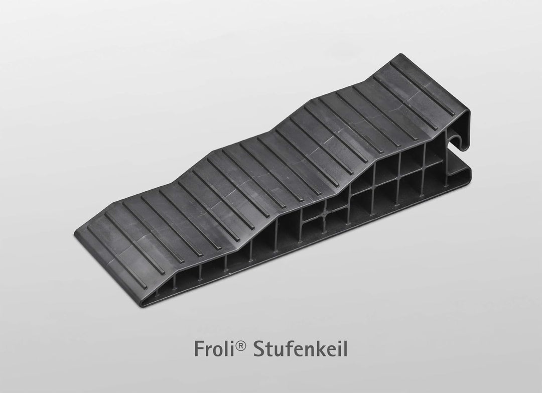 Froli Stufenkeile Auffahrkeile - 2 er Set für Wohnmobil, Reisemobil, Wohnwagen und Camper, Ausgleich
