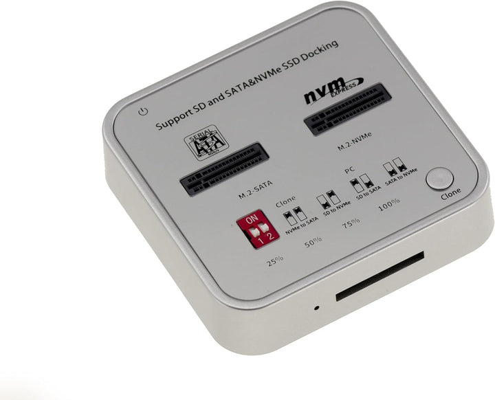 KALEA-INFORMATIQUE Dockingstation für SSD M2 SATA und SSD M.2 NVMe. USB 3.2 Gen2 10GB Dockingstation