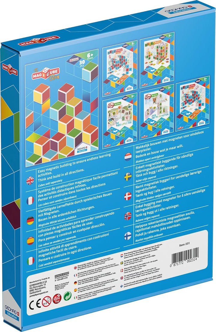 Geomag Education 231 - Magicube Storybuilding - Die DREI Schweinchen - 143 Stück