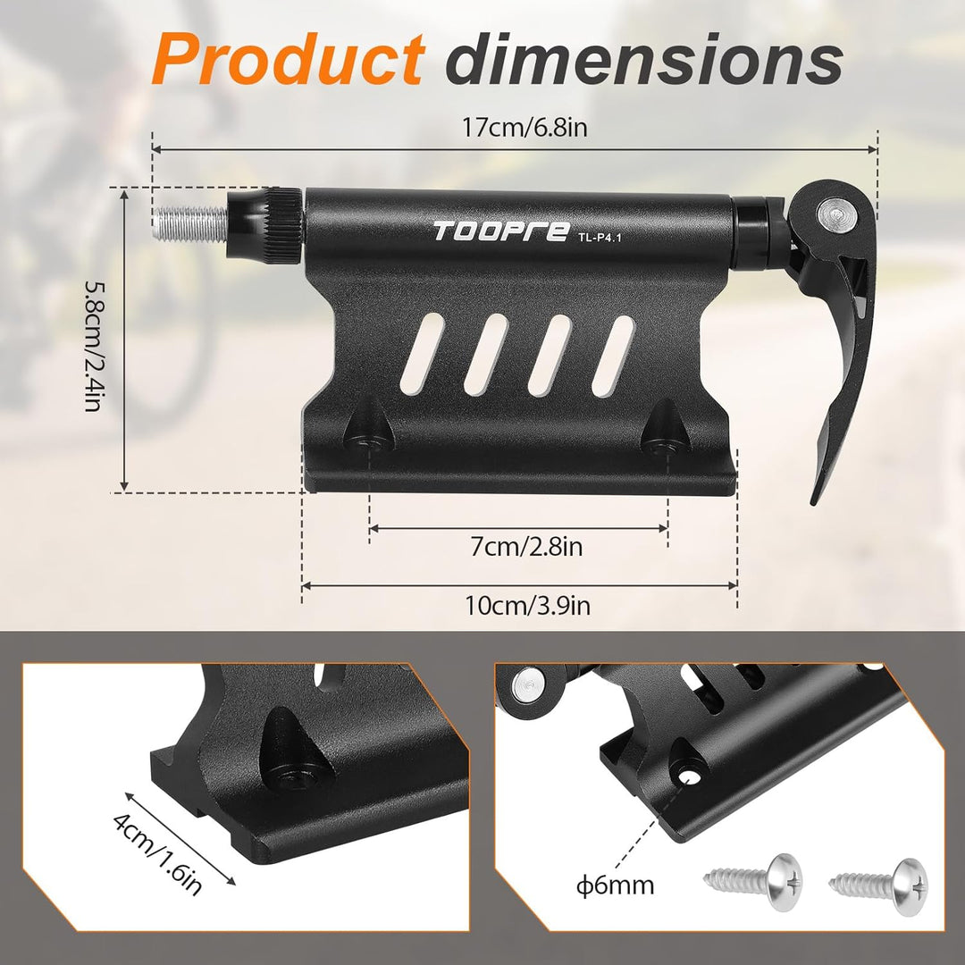 2 Stück Fahrrad Gabelhalterung Auto, Aluminium Vorderradgabel-Fixierclip mit Schnellspanner – Fahrra