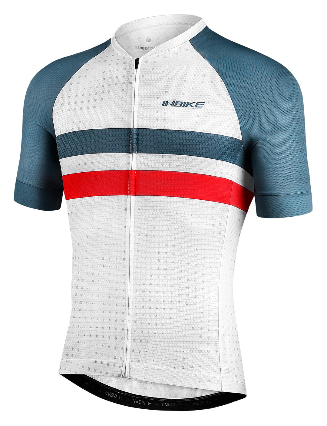 INBIKE Fahrradtrikot Herren Kurzarm Radtrikot mit Hochstretchige Elastische Atmungsaktive Schnell Tr