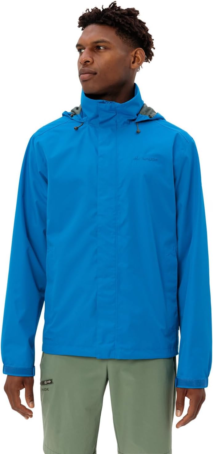 VAUDE Regenjacke Herren Escape Light, Wasserabweisende Outdoor-Jacke, Atmungsaktiver Windbreaker mit