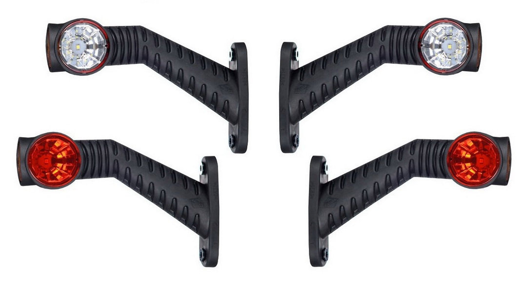 BUL BARS 4 x LED Begrenzungsleuchte Seitenleuchte 12V 24V mit E-Prüfzeichen Positionsleuchte Auto LK