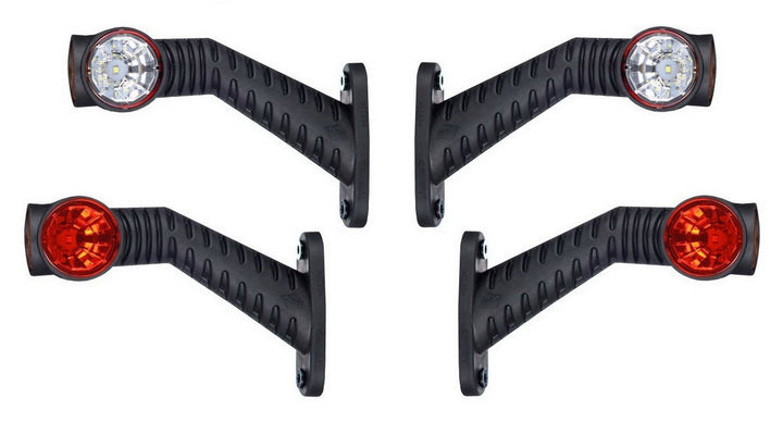 BUL BARS 4 x LED Begrenzungsleuchte Seitenleuchte 12V 24V mit E-Prüfzeichen Positionsleuchte Auto LK