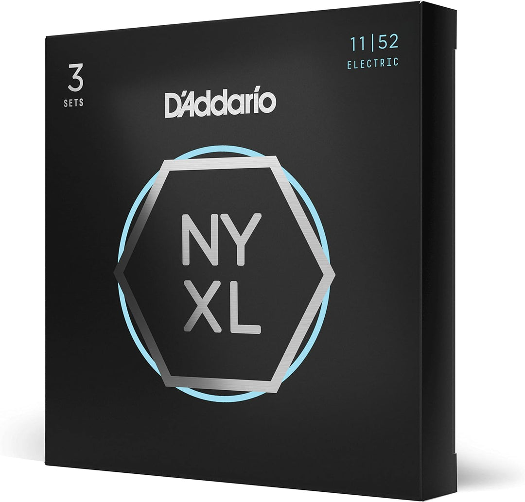 D'Addario E Gitarren Saiten | Gitarrensaiten E Gitarre | NYXL1152 mit Nickelbronze umsponnene Saiten