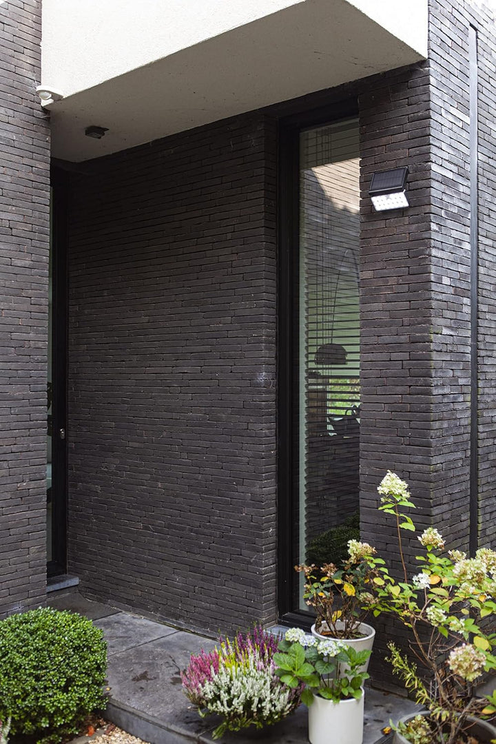 Solar Aussenwandleuchte Tuda,Smart Home Aussenlampe m.Bewegungsmelder,dimmbare Aussenleuchte,Wandlam