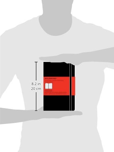 Moleskine Adressbuch, alphabetische Registerkarten (für das Büro, Hardcover, Grossformat 13 x 21 cm,