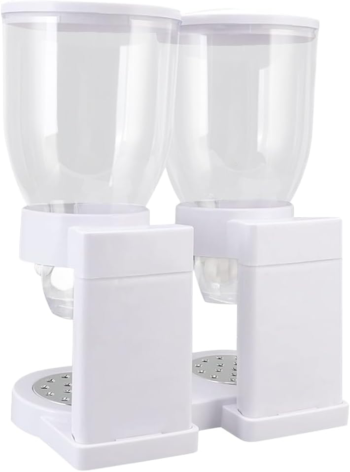 Müslispender -2 x 3,5 Liter Müslispender Cornflakes- Cerealienspender -Cornflakesspender - Doppel-Sp