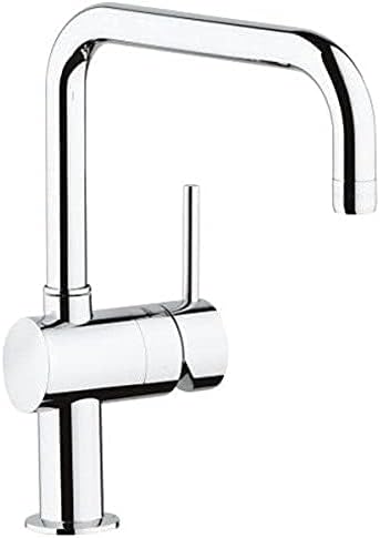 GROHE Minta Küchenarmatur, Schwenkbegrenzung 0°/150°/360°, U-Auslauf 32488000 U-Auslauf Einhand-Spül