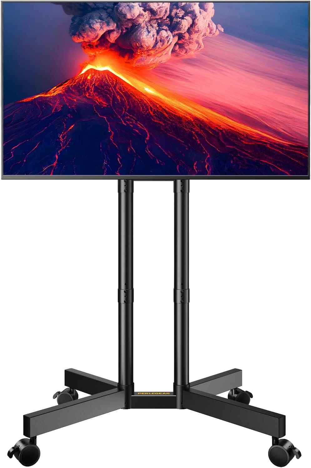 PERLEGEAR TV Ständer Rollbar für 32-70 Zoll Plasma/LCD/LED Fernseher, TV Standfuss Höhenverstellbar