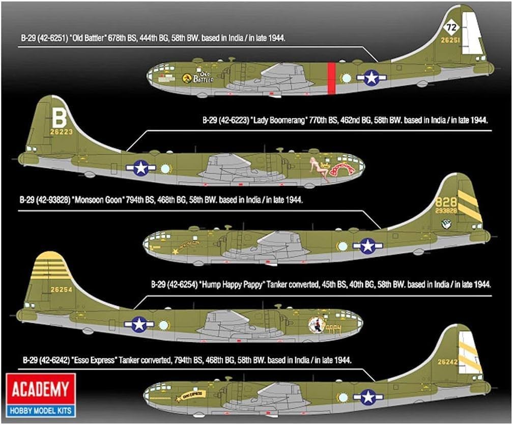 Academy AC12517 - 1/72 USAAF B-29A Old Battler Modellbausatz