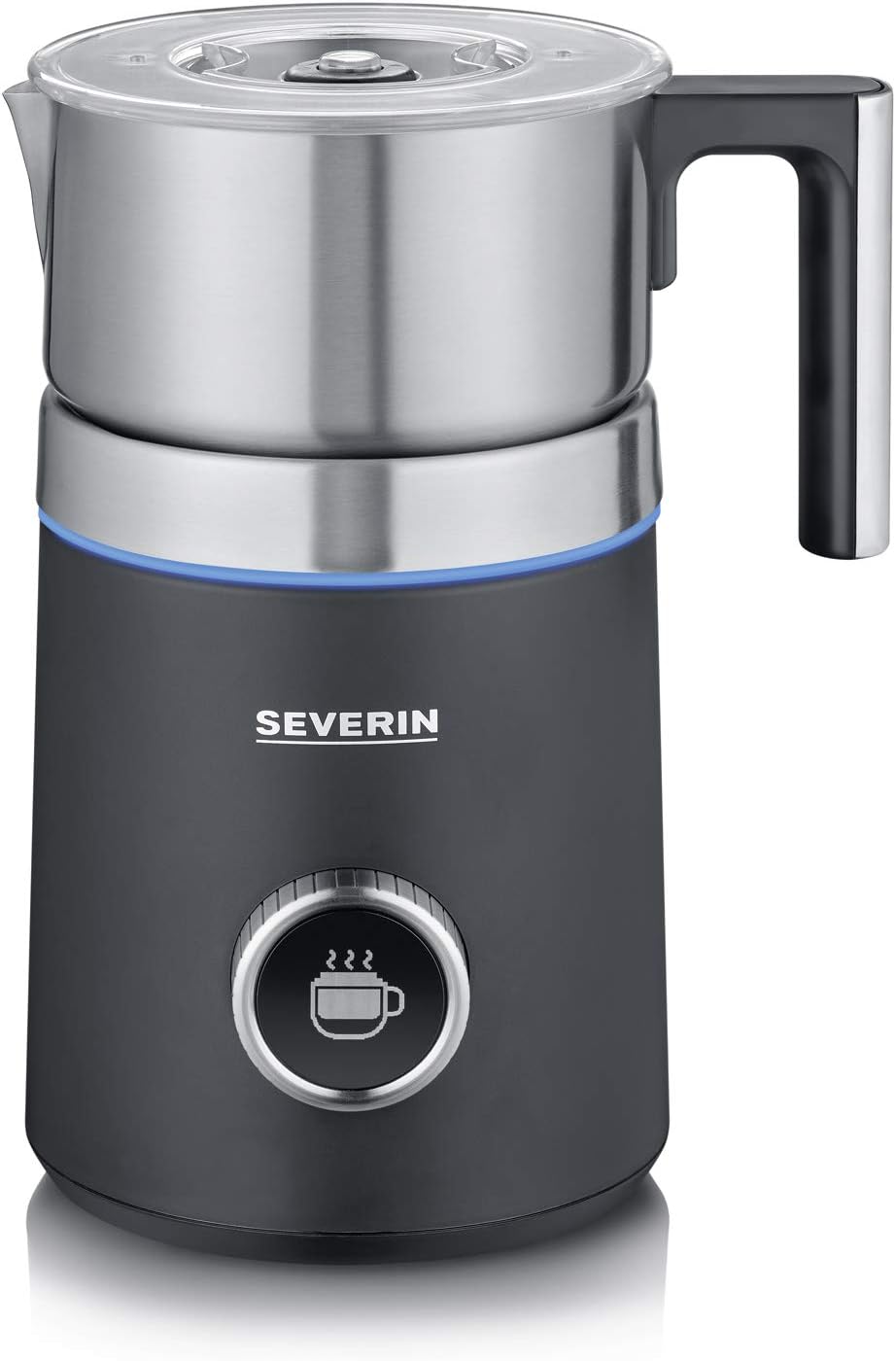 SEVERIN SPUMA 700 PLUS Induktions-Milchaufschäumer, elektrischer Milchaufschäumer ohne Anbrennen, sp
