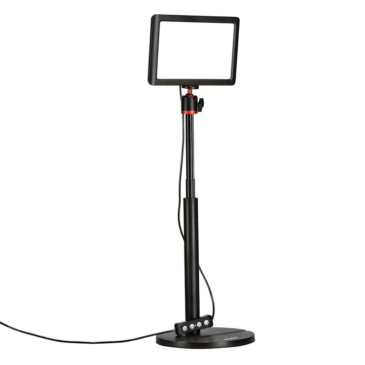 Rollei Lumis Key-Light, LED Videolicht inkl. Tischstativ mit Fernbedienung am Kabel zum Ausleuchten
