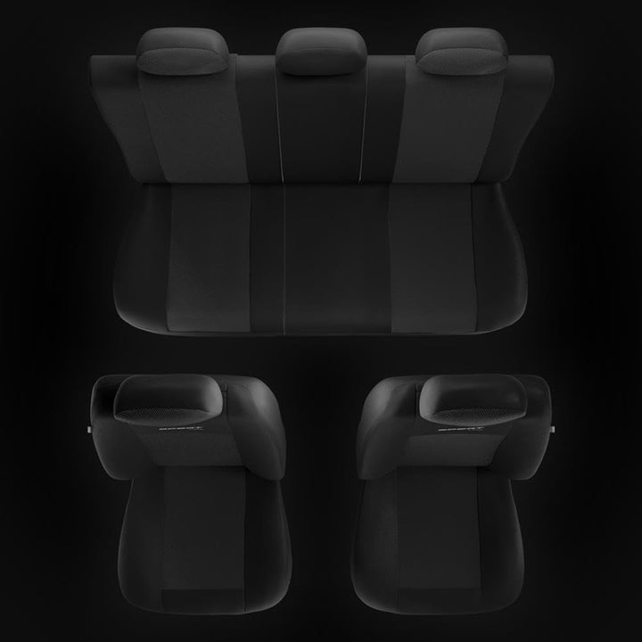 Mossa - Universal Sitzbezüge Auto kompatibel mit Citroen C3 I, II, III, IV (2002- ) - Autositzbezüge