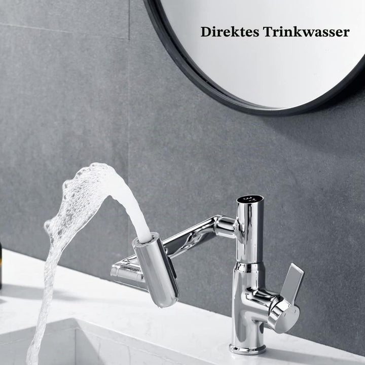 Smart Temperature Bathroom Wasserhahn, Einhebel-Badezimmer-Wasserhahn, Waschbeckenarmatur, Küchenarm