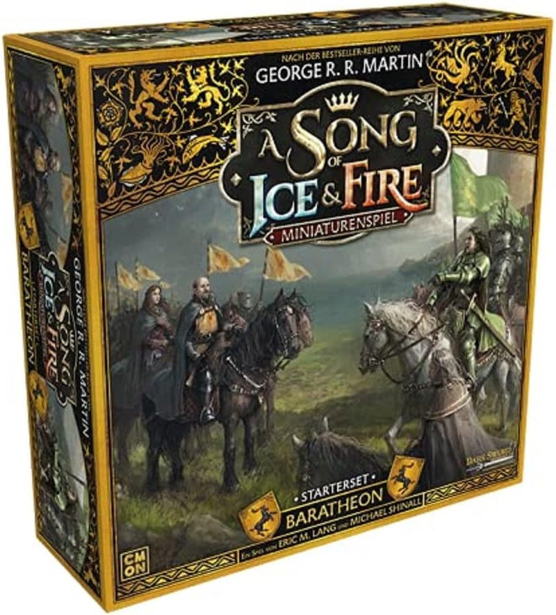 CMON | A Song of Ice & Fire – Baratheon | Starterset | Tabletop | 2 Spieler | Ab 14+ Jahren | 45+ Mi