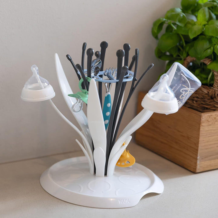 NUK Abtropfgestell für Babyflaschen, für bis zu 6 Flaschen