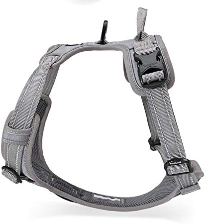 WINHYEPET Truelove Hundegeschirr No-Pull Reflektierendes verstellbar Haustiergeschirr mit 2 Leinencl