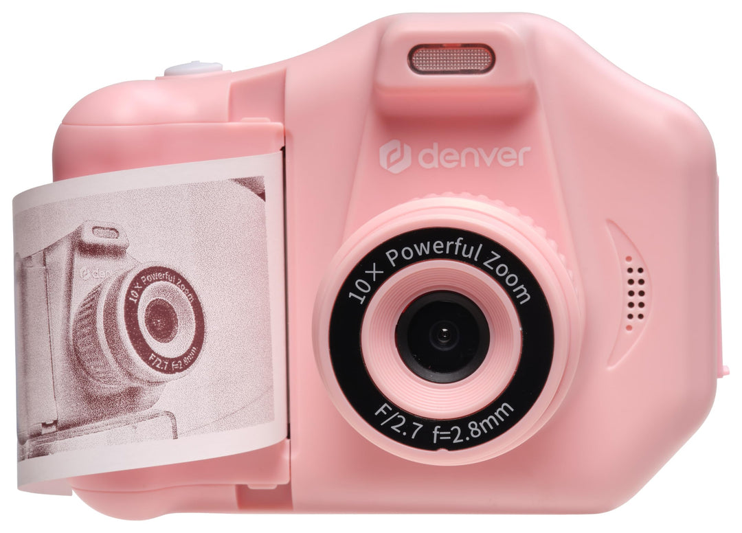 Denver KPC-1370P Sofortbildkamera Kinder mit 2,8" Display | Sofortdruck Kamera für Kinder | Kinderka