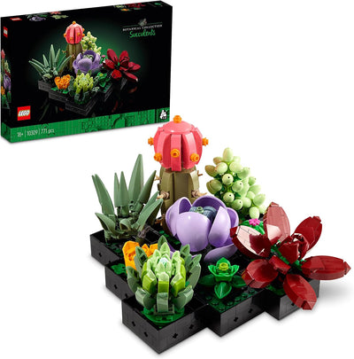 LEGO 10309 Icons Sukkulenten Botanical Collection Set für Erwachsene zum Basteln von Zimmerdeko mit