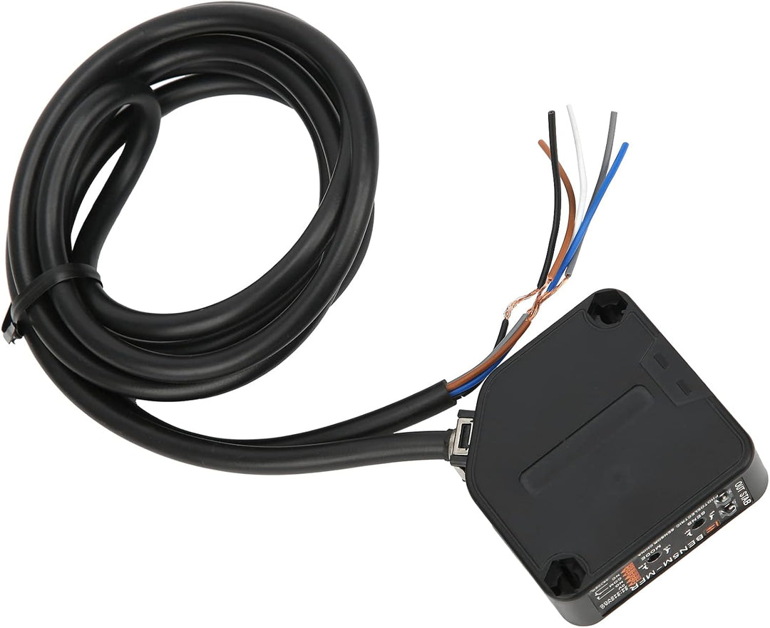 Universeller Fotoelektrischer Schaltersensor AC/DC 24–220 V, 5 Meter, Einstellbare Empfindlichkeit,
