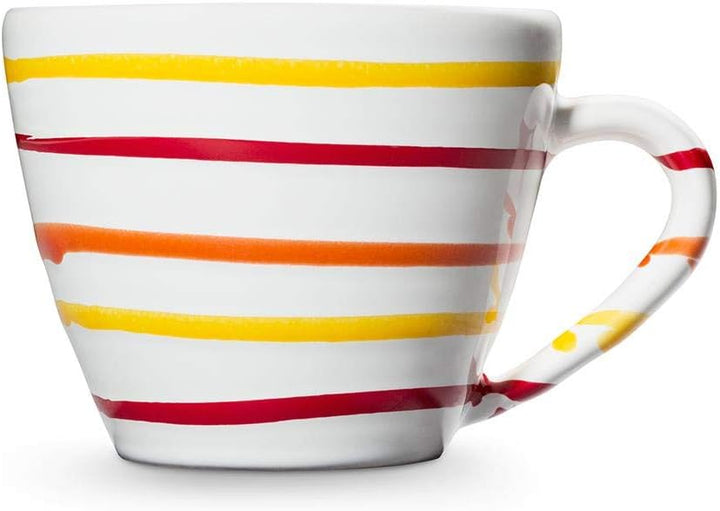 GMUNDNER KERAMIK Cappuccino Tasse Gourmet Füllmenge : 0.16 Liter Landlust Geschirr, handgemacht in Ö