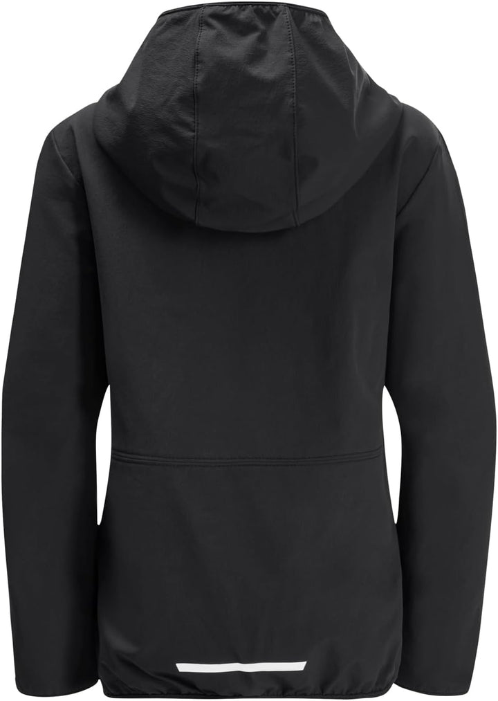 Jack Wolfskin Unisex Kinder Solyd Jacket K Softshelljacke 116 Schwarz, 116 Schwarz