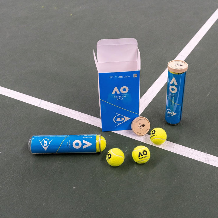 DUNLOP Tennisball Australian Open - für Sandplatz, Hartplatz und Rasen 2x 8 Bälle, 2x 8 B&#xE4;lle