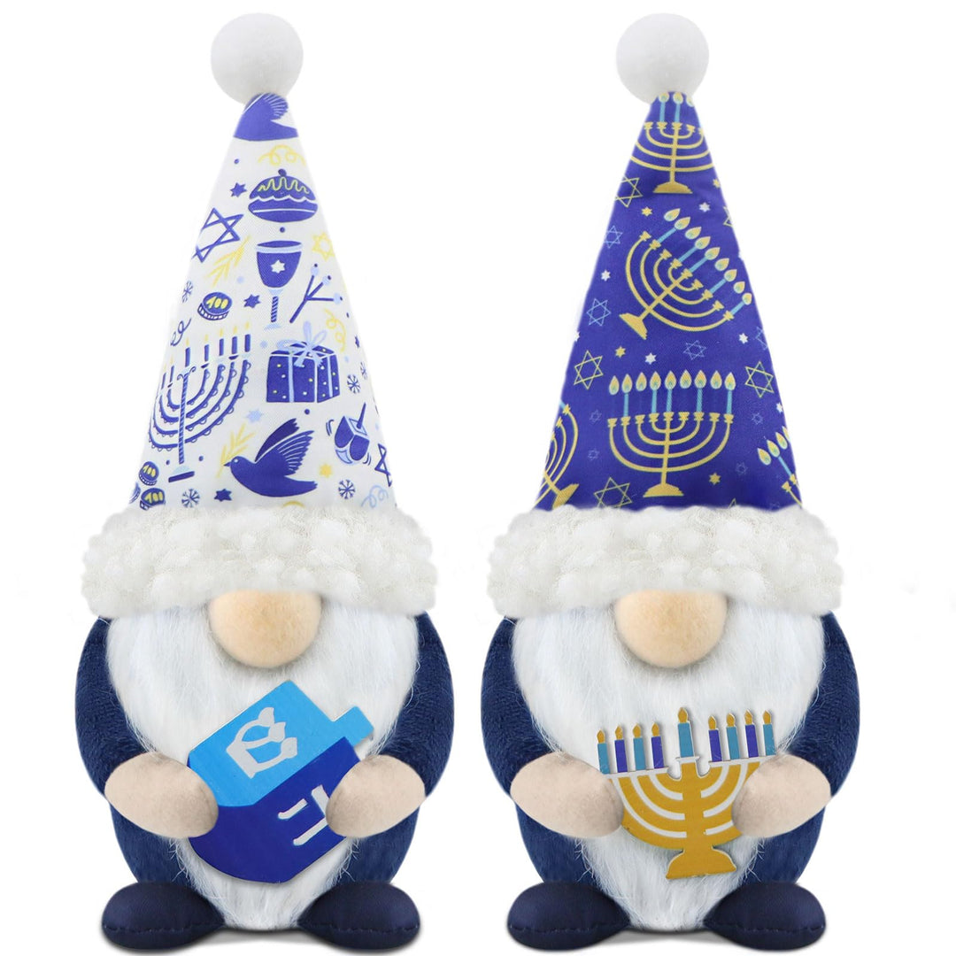 Gehydy Weihnachtswichtel Chanukka Dekoration 2er Set Hanukkah Wichtel Figuren Bauernhaus Decorations