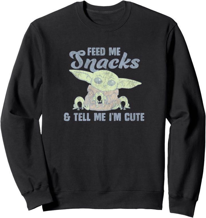Star Wars: The Mandalorian The Child Feed Me Snacks Sweatshirt