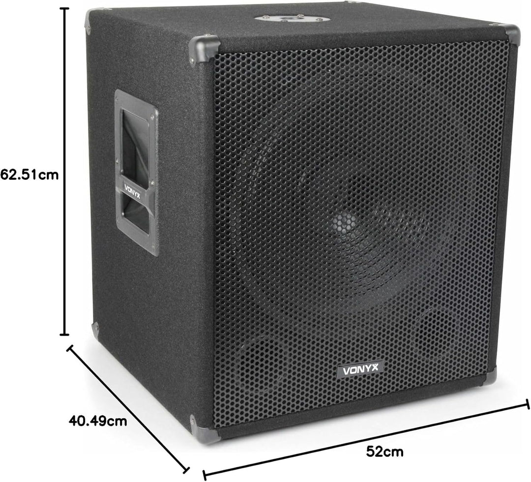 VONYX SMW15 600 Watt Passiver PA-Subwoofer 15 Zoll