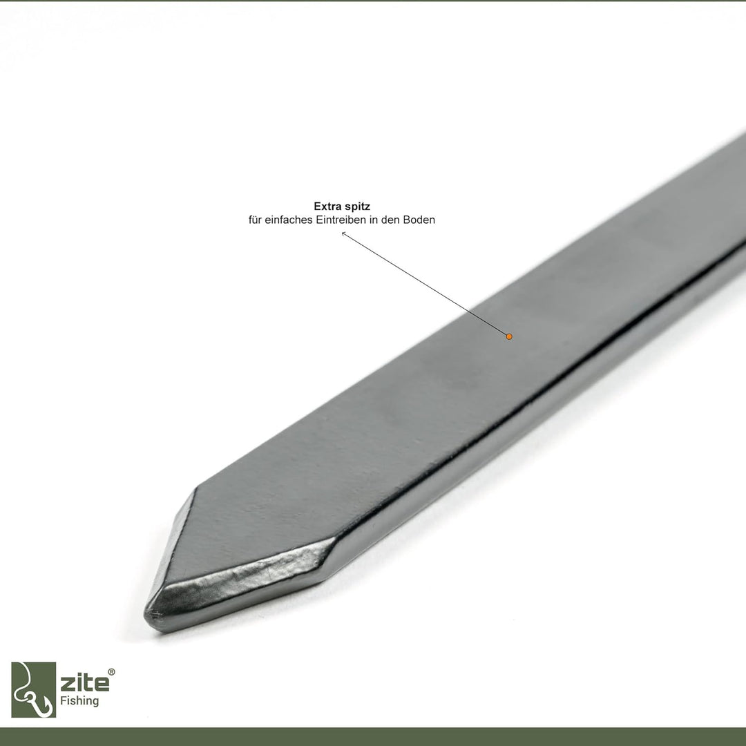 Zite Fishing Stellfisch Rutenhalter Angel [Aus Metall & Verstellbar] - Stabile Rutenauflage Stellfis