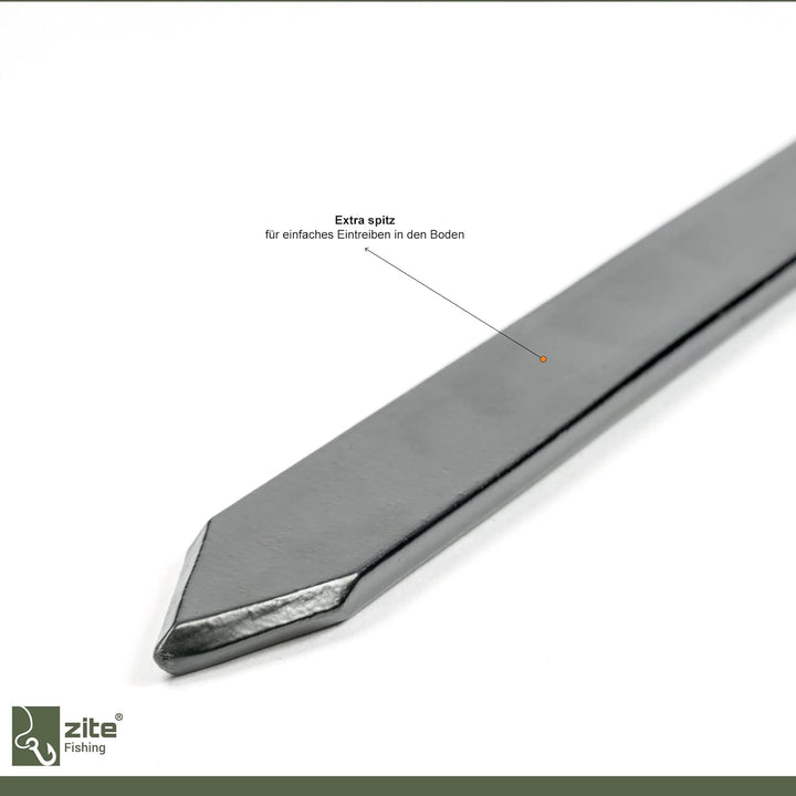 Zite Fishing Stellfisch Rutenhalter Angel [Aus Metall & Verstellbar] - Stabile Rutenauflage Stellfis
