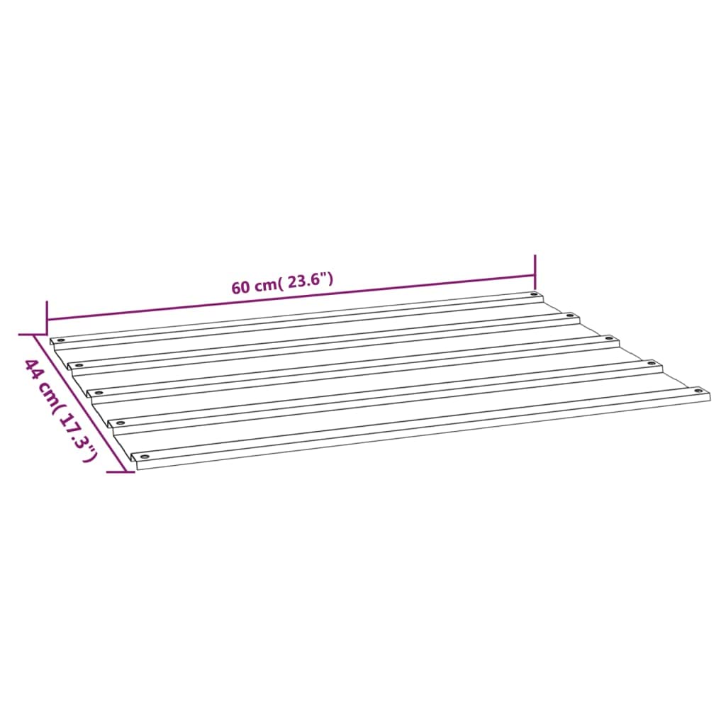 vidaXL Dachplatten 12 Stk., Trapezblech Wellblech, Dachblech Profilblech für Gerätehaus, Metallblech