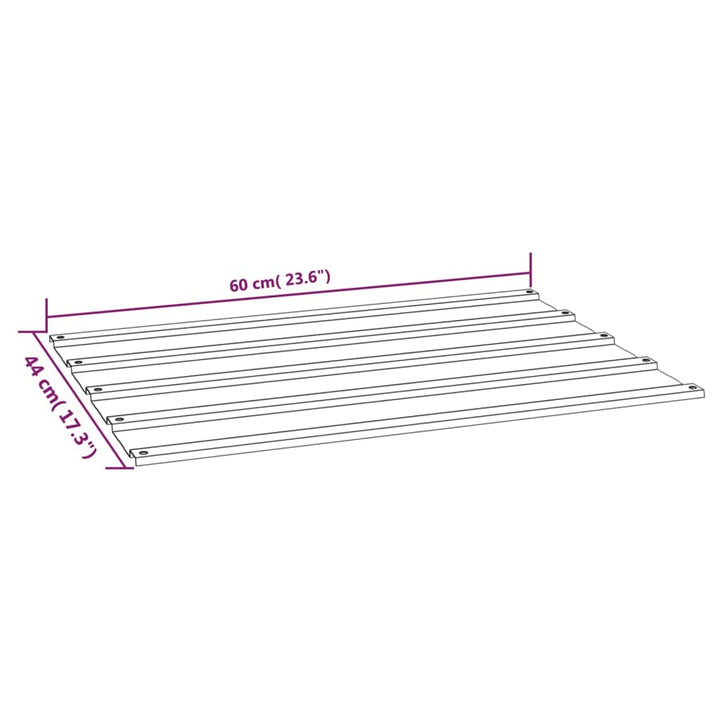 vidaXL Dachplatten 12 Stk., Trapezblech Wellblech, Dachblech Profilblech für Gerätehaus, Metallblech
