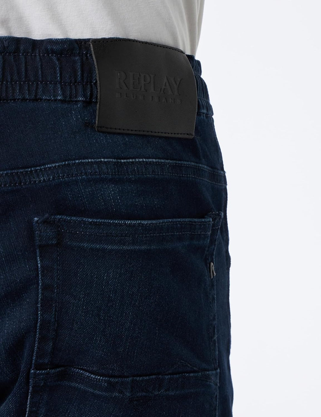 Replay Herren Jeans Milano mit Power Stretch 28W / 30L Dark Blue 007, 28W / 30L Dark Blue 007