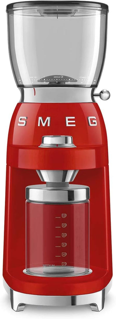 Smeg CGF01RDEU Kaffeemühle rot one size Rot, one size Rot