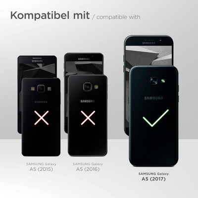 ONEFLOW Handykette 'Twist Strap' kompatibel mit Samsung Galaxy A5 (2017) Hülle zum Umhängen transpar