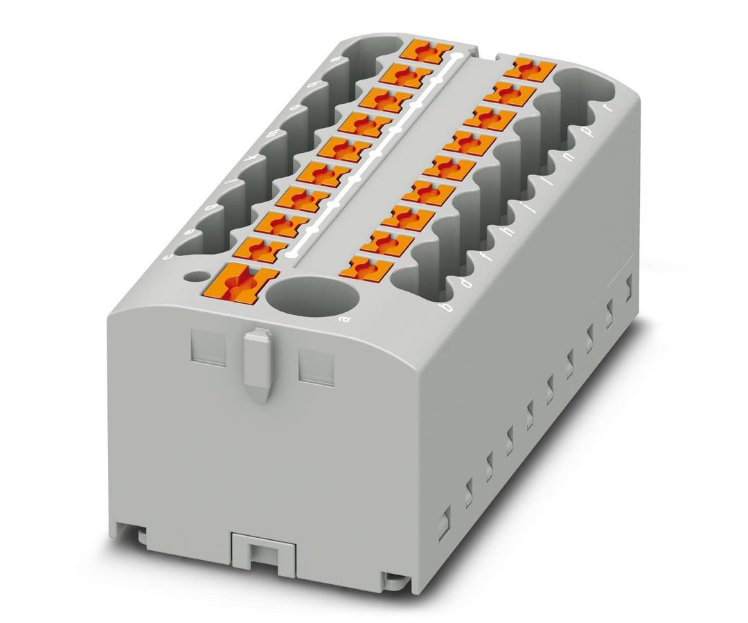 Phoenix Contact PTFIX 6/18X2,5 GY Verteilerblock, Grundklemme mit Einspeisung, 450 V, 24 A, Anzahl d