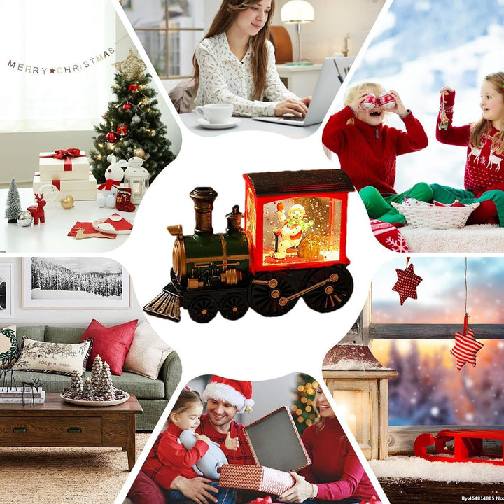 Dtaigou Weihnachtsschneelaterne,Weihnachtsschneekugellaterne | Retro-Schneekugel-Weihnachtsbeleuchtu